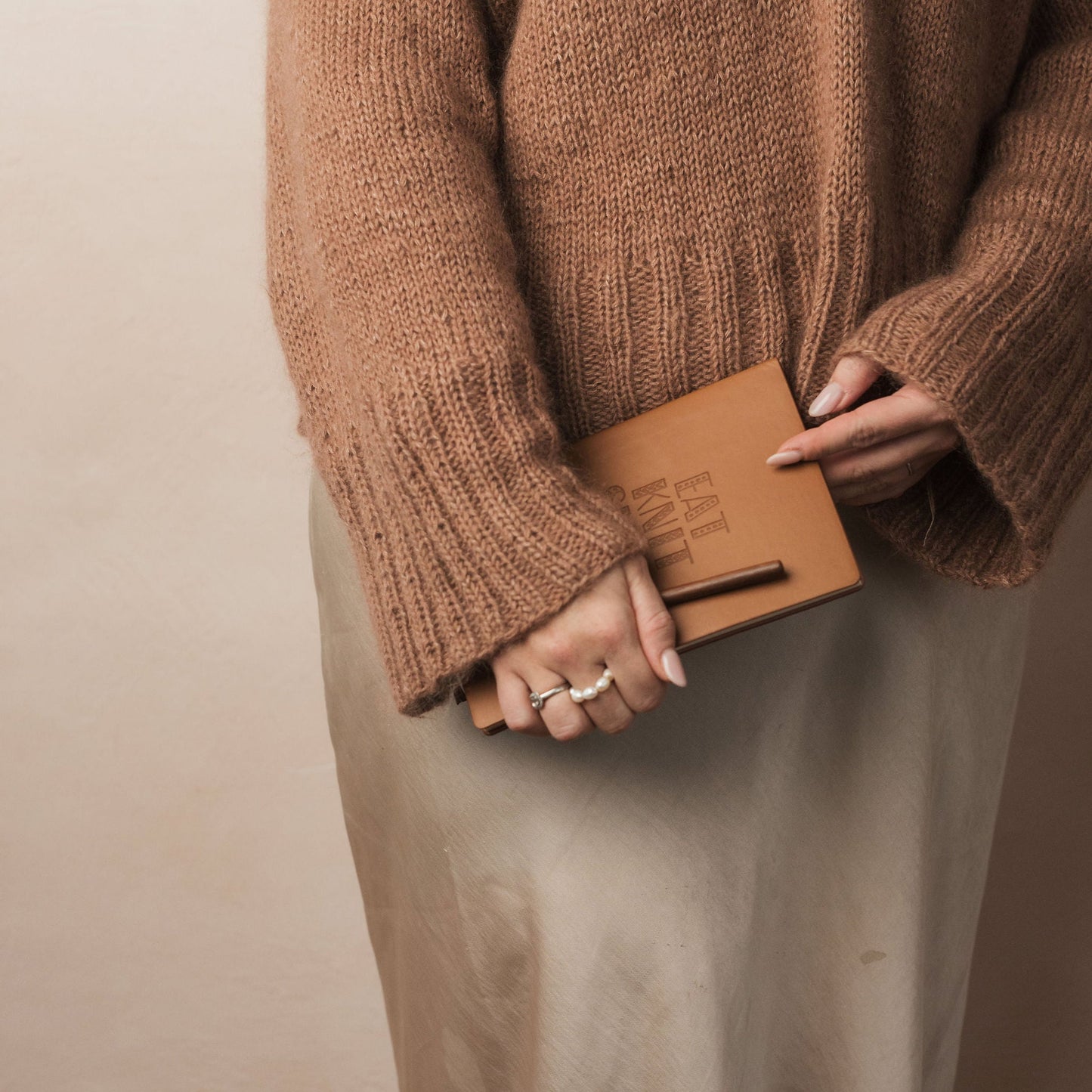 Knitting notes PU leather