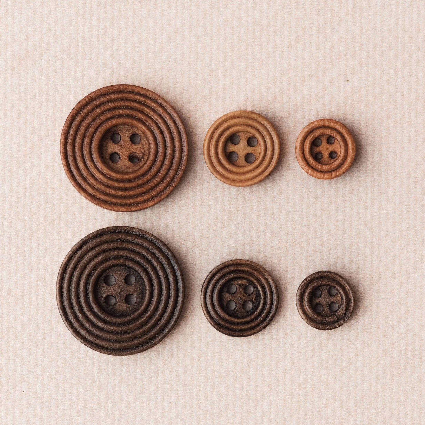 Wooden buttons