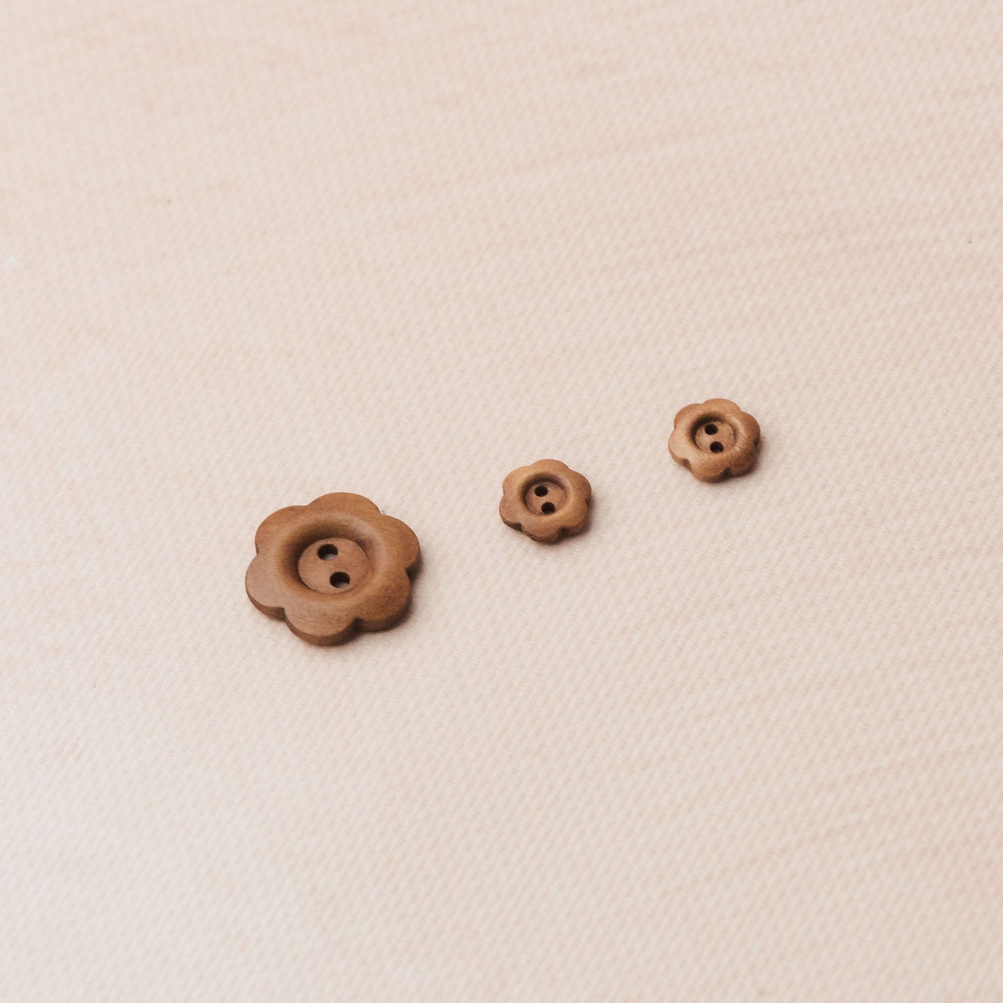 Wooden buttons