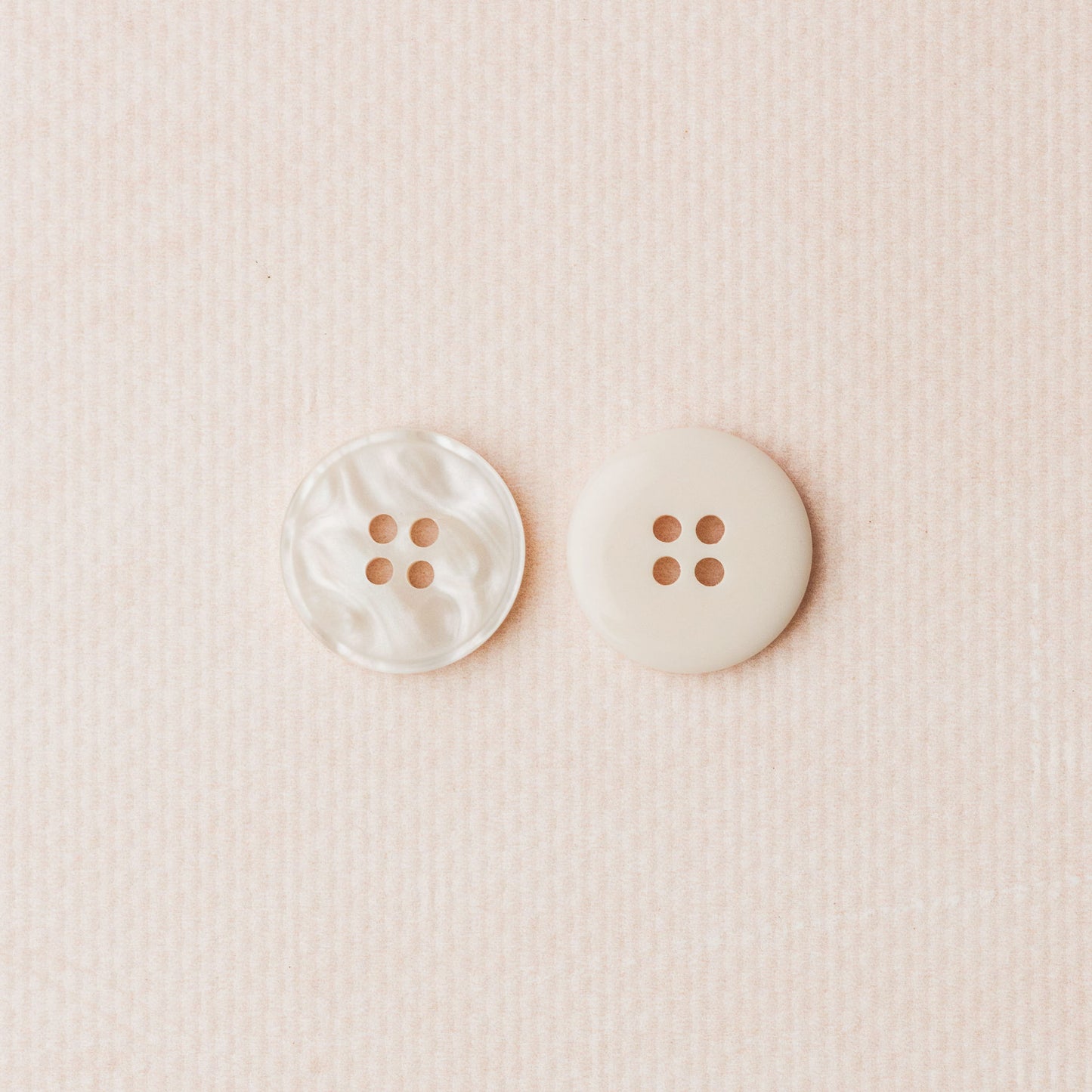 Resin buttons