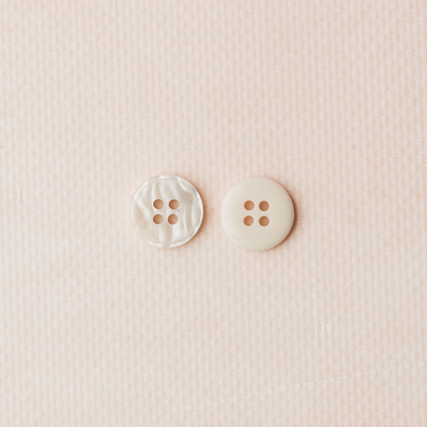Resin buttons