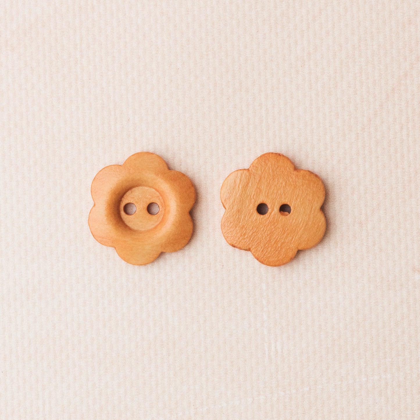 Wooden buttons