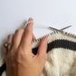 pyöröpuikot, rundstickor. Circular needles • 80cm knitting stainless steel metal wire