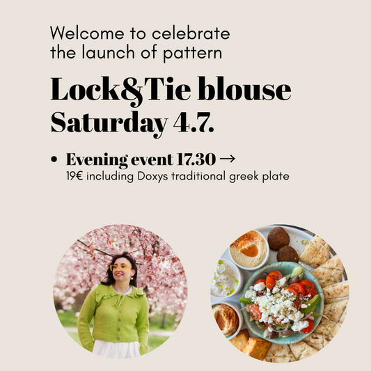 Evening event - Lock&tie blouse release