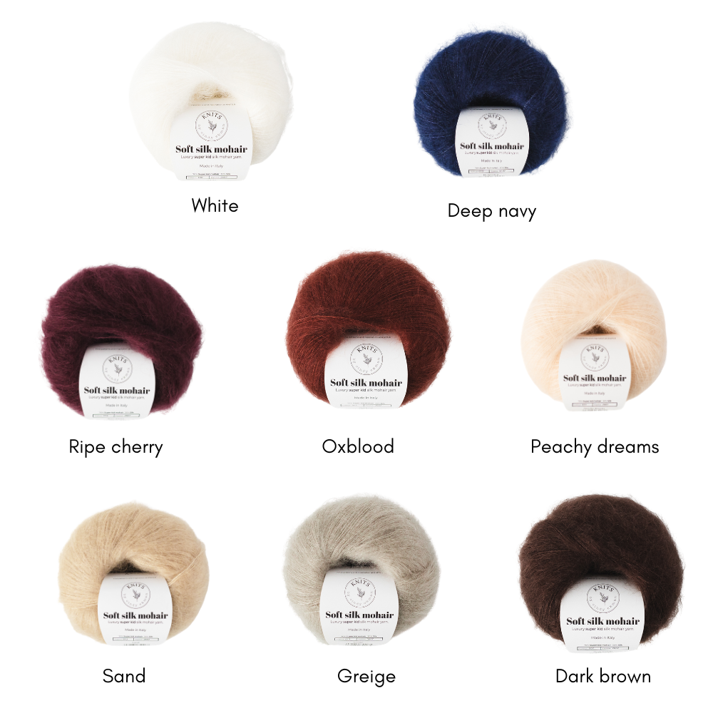 Soft silk mohair