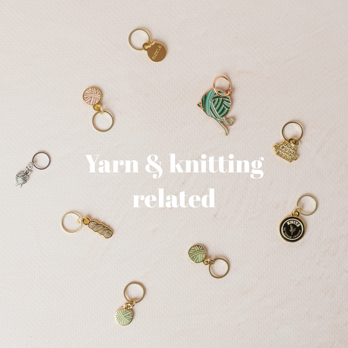 Knitting markers - yarn & knitting related