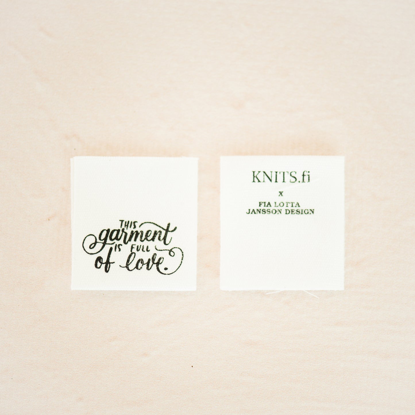 KNITS cotton tags